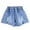 Yellow, variant on TOWED22 Toddler Girl's Cute Graphic Print Denim Shorts Elastic Waist Raw Hem Jean Shorts(Red,4-5 Y)