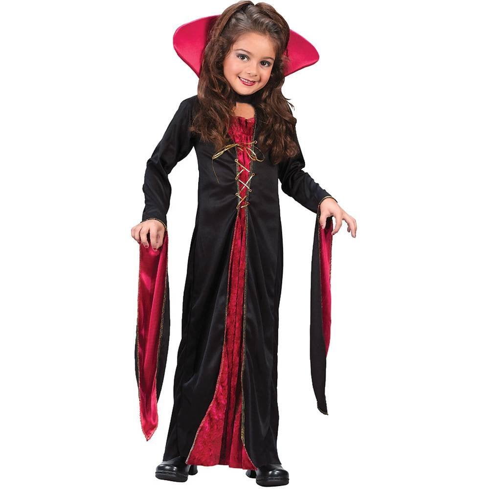 Child Vampire Costume - Victorian Vampiress - Small (4-6) - Walmart.com