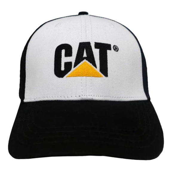 Gorra Cat Hombre Caballero Casual Logo Blanco Caterpillar Blanco Único Liso