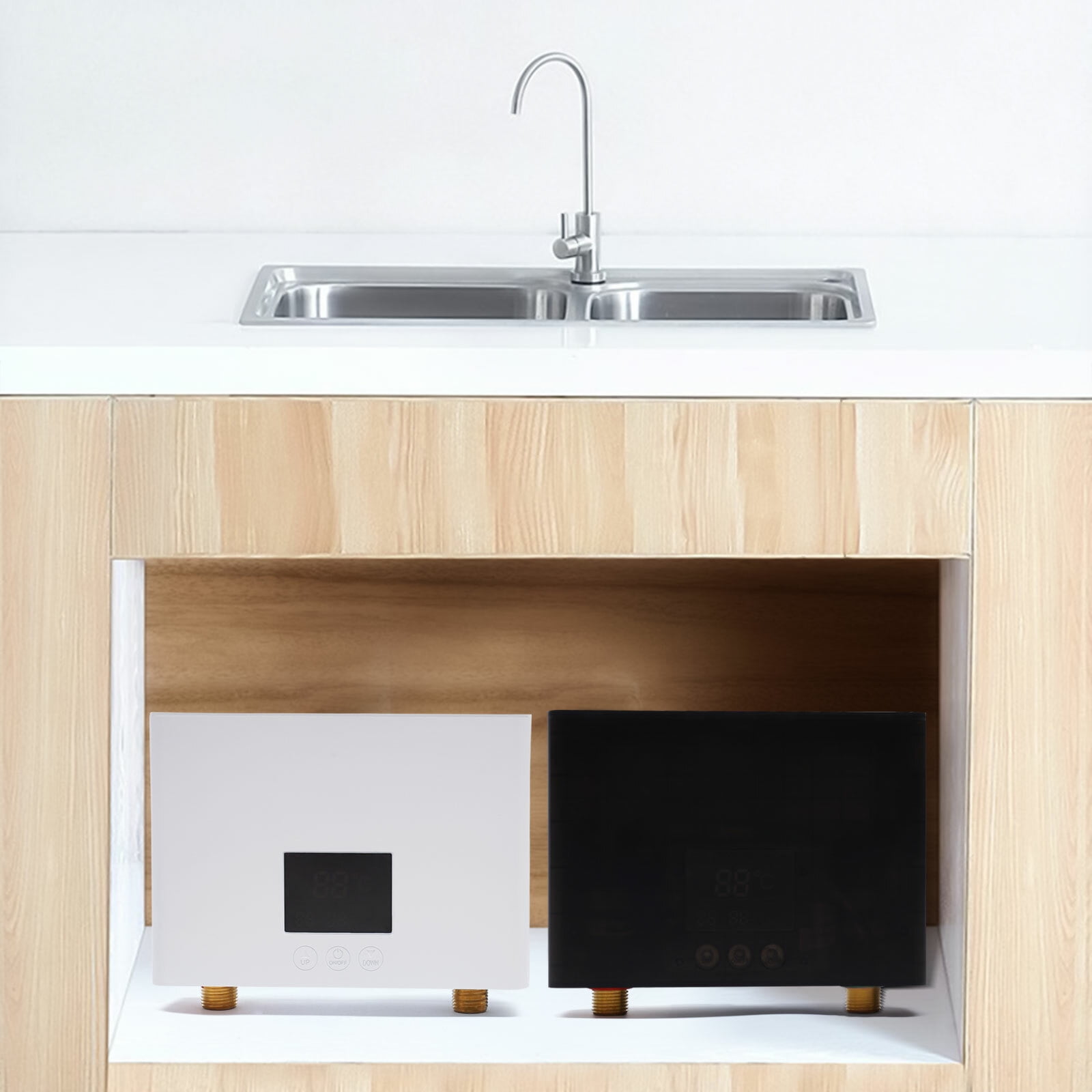 21*5.5*15cm 3000W Electric Water Heater Wall-mounted Rectangle White Instant Hot Water Heater Water Heater