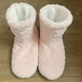 thumbnail image 4 of Dakaela Women's Men's Fuzzy Bootie Slippers Soft Cozy Plush Floor Socks Booties Fleece Lined Warm Winter House Shoes Pink Size 8.5, 4 of 8