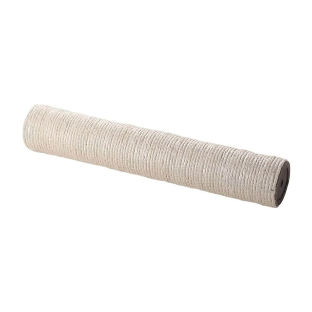 fastboy 1Pack Scratch Post Refill Pole Grinding Claw Protect cat Nails Sisal Rope Beige H 12.5CM