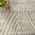 thumbnail image 5 of BNM Abstract Indoor Outdoor Area Rug, 4' x 6', Cream, 5 of 7
