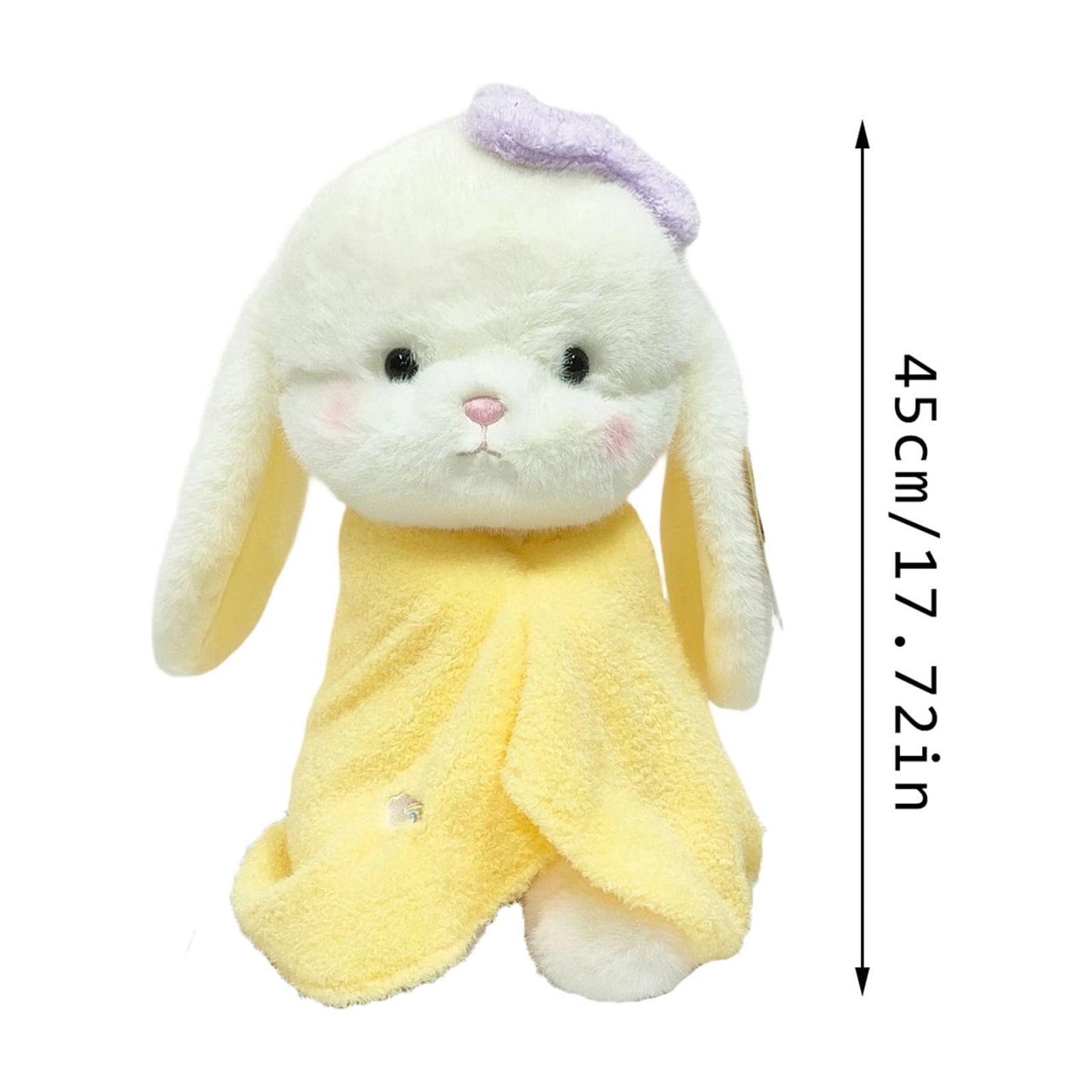 Easter Bunny 17.72" Bunny Stuffed Animal Cuddle And Kind Dolls Stuffed Bunny Rabbit Stuffed Animal Comforting Cuddles Soft Plush Toy Cute Birthday Gifts Graduation Gifts Easter Gifts Christmas Gifts