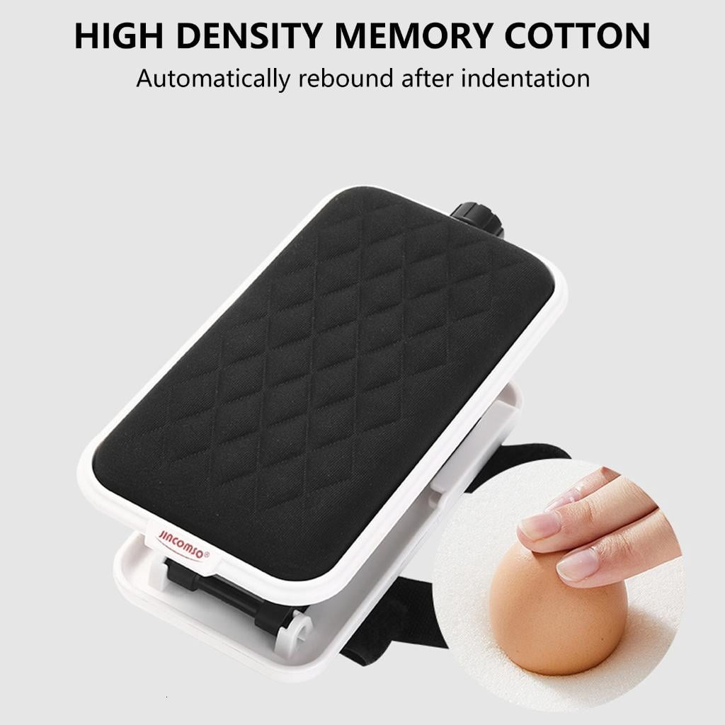 HONCLL Computer Arm Rest for Desk Adjustable Ergonomic Wrist Rest Support for Keyboards Armrest Extender Rotating Mouse Pad