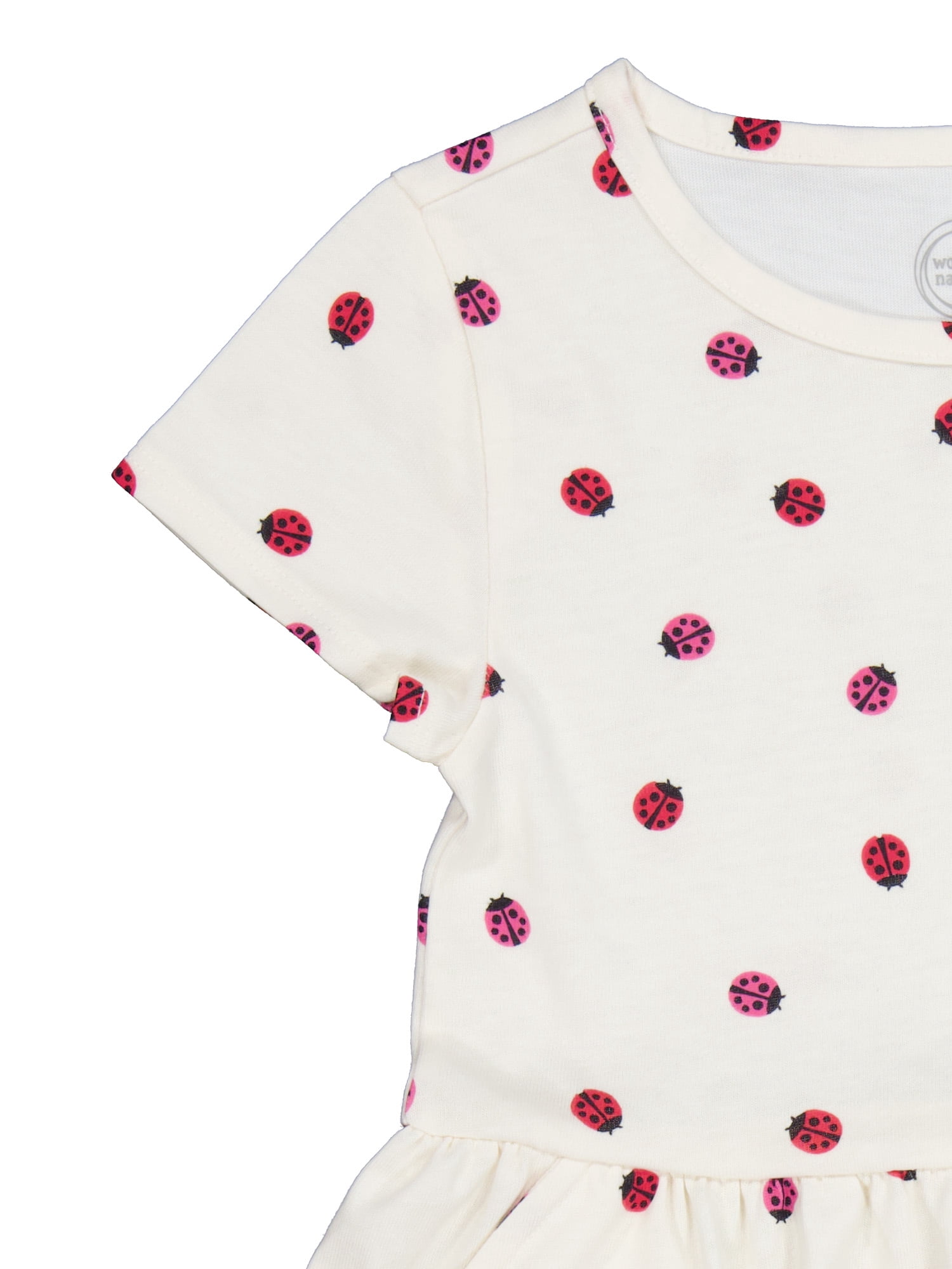 Wonder Nation Girls Dress and Bike Short, 2-Piece, Sizes 4-18 & Plus