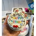 thumbnail image 3 of DEZICAKES Dog Birthday Cake- Edible Puppy Crunchy Cookie Cake- Bad to the Bone- Dog Cake Boxed & Decorated Natural Ingredients Bacon Cheddar, 3 of 14