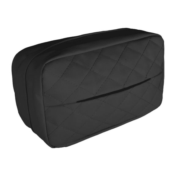 Car Tissue Holder, Tissues Box Cover for Car Backseat, Perfect for Organization and Daily Use (Black)
