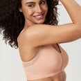thumbnail image 3 of DELIMIRA Women's Full Coverage Front Closure Soft Cups Back Support Posture Bra Plus Size, 3 of 5