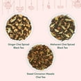 thumbnail image 3 of Chai Tea Sampler Gift Box (3 Teas, 5.2oz) Non-GMO, Pure Loose Leaf Teas - Ginger Masala, Spiced Oolong, Sweet Cinnamon, 3 of 8