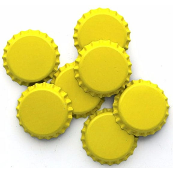 Crown Caps With Oxy-Liner-576 Caps (Yellow)