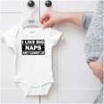 thumbnail image 5 of I Like Big Naps And I Cannot Lie Romper Boys or Girls Infant Baby Brisco Brands 12M, 5 of 6