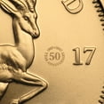 thumbnail image 3 of 2017 South Africa 1 oz Gold Krugerrand 50th Anniv BU (Privy), 3 of 3