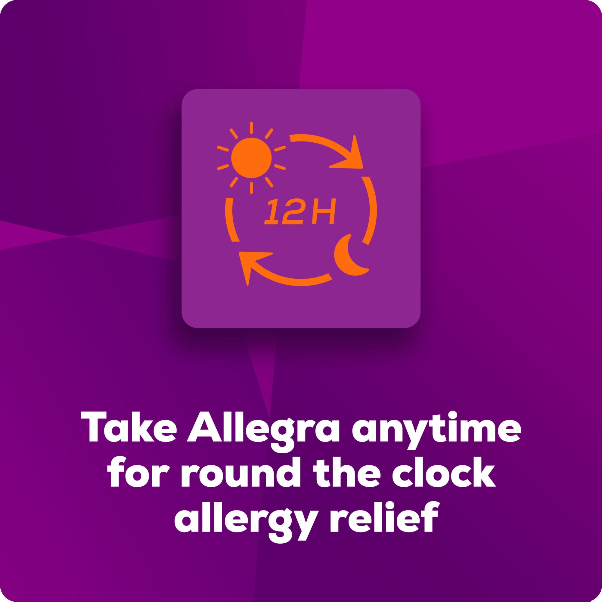 Allegra Children's 12-Hour Allergy Relief Orally Dissolving Tablets, Non-Drowsy Indoor and Outdoor Allergy Medicine, 30 mg Fexofenadine HCI Antihistamine For Kids, Orange Cream Flavor, 24-Count