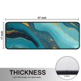 thumbnail image 5 of Kitchen Rugs Sets Of 2,Blue and Gold Marble Wave Art Pattern Anti Fatigue Kitchen Mat Rugs Non Slip Washable,Decorative Kitchen Floor Mats for Kitchen,Sink,Laundry,17"x47"+17"x47", 5 of 5