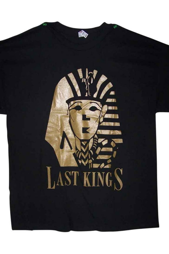 Last Kings Records Tyga Hip Hop US Screen Printed T-Shirts - Black Color - Men's Size: Large - Uni-Sex Style -- FREE USA Shipping -- (HHTS36C-L)