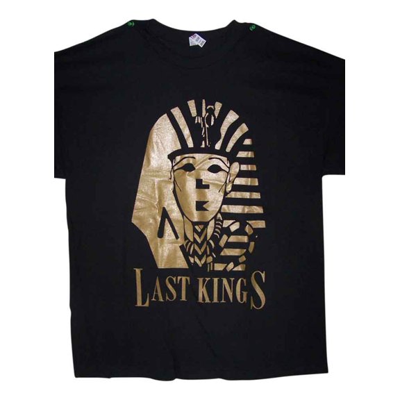 Last Kings Records Tyga Hip Hop US Screen Printed T-Shirts - Black Color - Men's Size: Large - Uni-Sex Style -- FREE USA Shipping -- (HHTS36C-L)