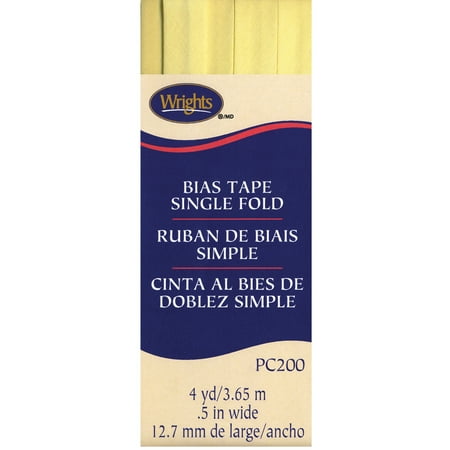 maize bias fold tape single baby