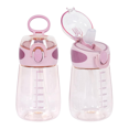 thumbnail image 1 of 400Ml Water Bottle with Straw Drinking Bottle for Toddlers with Handle Wide Mouth Leak-Proof Cute Straw Bottle C, 1 of 7