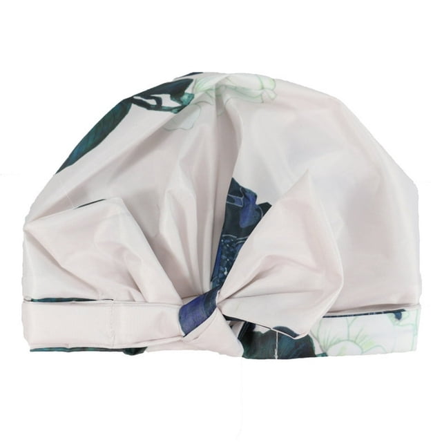 MesaSe Bonnet de Douche de Luxe pour Femmes - Bonnet de Douche Imperméable et Réutilisable pour Cheveux Longs (floral)