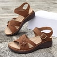 thumbnail image 4 of Women's Comfortable Summer Sandals - Open Toe Walking Shoes for Beach Vacation Dressy, 4 of 13