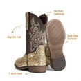 thumbnail image 3 of DREAM PAIRS Girls' Glitter Cowgirl Boots, Mid Calf Western Cowboy Boots for Toddler, Little & Big Kids, 3 of 6