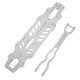 thumbnail image 4 of RC Touring Car Frame Kit Conjunto de Placa Inferior Flexible Rígida Precisa para 3RACING S64 RC 1/10 Touring Car ANGGREK  Otros, 4 of 8