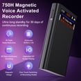 thumbnail image 2 of Magnetic Voice Activated Recorder With Screen- (8500 Hours) Voice Recorder with DSP 4.0-AI Noise Cancellation-32GB Portable Recording Device,Voice Recorder with Playback for Work, Meetings, Lectures, 2 of 14