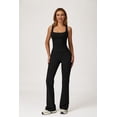 thumbnail image 3 of PISONIC Women Two Piece Workout Sets Racerback Tank Tops Matching High Waisted Flared Leggings with Pockets Gym Yoga Outfits, 3 of 6