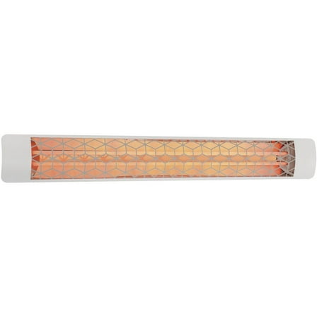 Eurofase Heating - 6000 Watt Electric Infrared Dual Element Heater-277 Voltage-White Finish-Stella Decorative Fascia