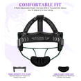 thumbnail image 2 of Exxact Sports Softball Face Mask Girls Youth & Adult, Protective Lightweight Fielders Mask Softball For Enhanced Performance (Dark Green, Youth), 2 of 7