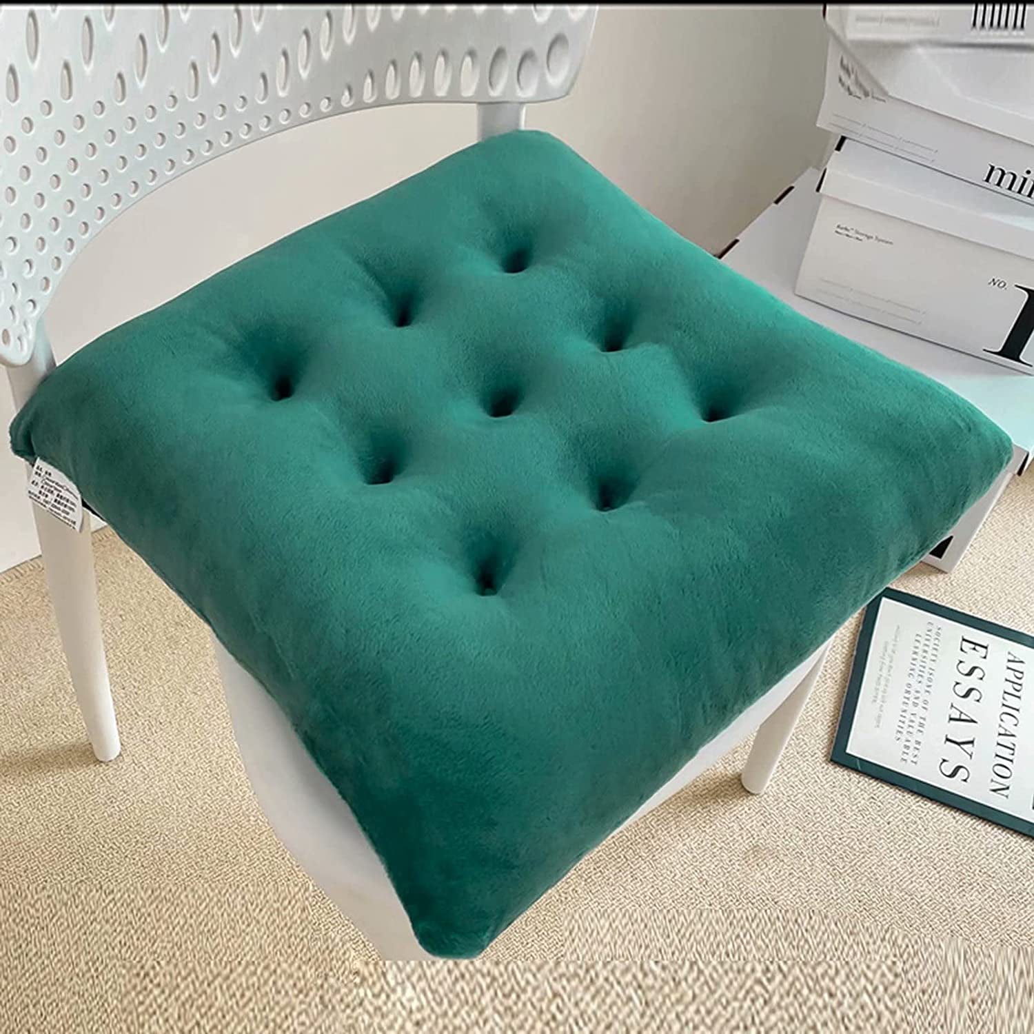 QWZNDZG Dining Chair Cushions 18x18, Kitchen Chair Cushions with Ties