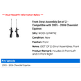 thumbnail image 2 of Front Strut Assembly Set of 2 - Compatible with 2005 - 2006 Chevy Equinox, 2 of 2