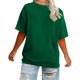 thumbnail image 4 of Tejiojio Women's Plus Size Round Neck Short Sleeve Solid Color T-Shirt for Spring Summer XL-5XL, 4 of 5