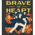 thumbnail image 2 of Boy's Harry Potter Gryffindor Brave at Heart  Graphic Tee Charcoal Heather Small, 2 of 5