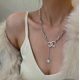 thumbnail image 5 of Collar de gargantilla con colgante de moda para mujer, adorno de calle St, 5 of 5