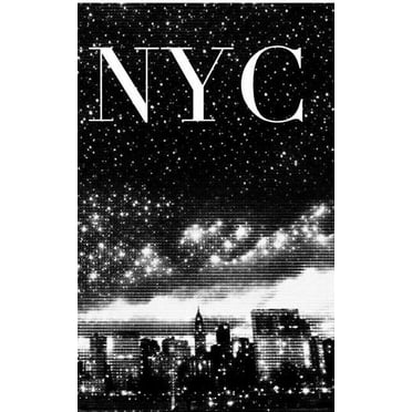 Iconic Manhattan Night Skyline Writing Journal: new york City writing drawing journal, (Paperback)