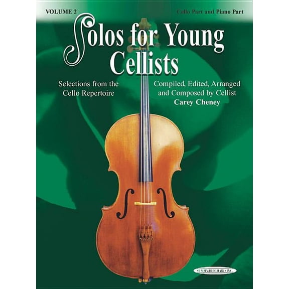Solos for Young Cellists Cello Part and Piano Acc., Vol 2: Selections from the Cello Repertoire, (Paperback)