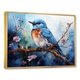 thumbnail image 2 of Designart "Avian Watercolor Halo" Animals Bird Floater Framed Wall Decor, 2 of 5