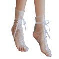 thumbnail image 1 of 1 par de calcetines de encaje Sexy para mujer, medias de tobillo, piernas agrupadas para verano, 1 of 5