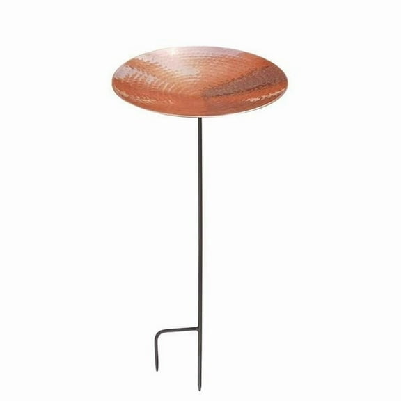Achla PCB-01-S Polished Copper Birdbath with stand