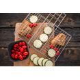 thumbnail image 4 of Coghlan's Camping Broiler - Hinged Chrome Grill Basket with Locking Handle for Campfire & BBQ, 4 of 8