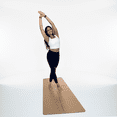 thumbnail image 2 of CRK- The Sun Mat 4mm Cork And Recycled Natural Rubber, Yoga Mat, 2 of 21