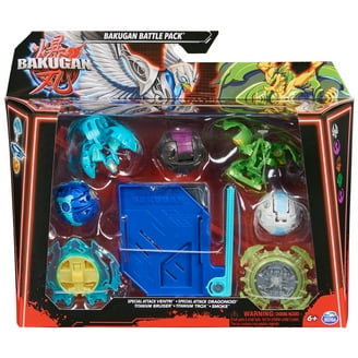 Bakugan Battle 5-Pack Action Figures, Spinning Toys, Character