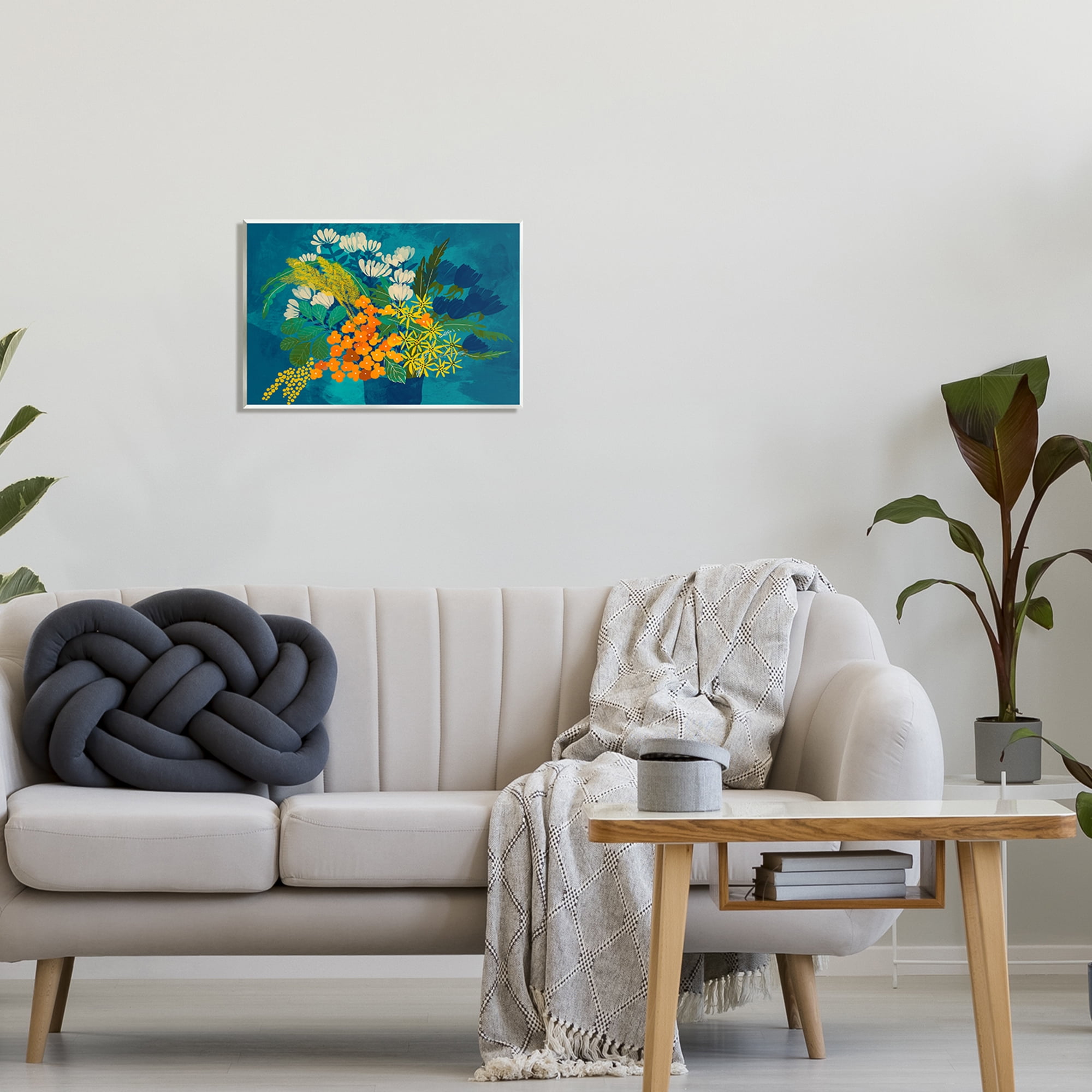 Stupell Industries Mixed Vase Florals Botanical & Floral Painting Unframed Art Print Wall Art, 19 x 13