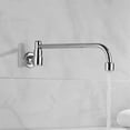 thumbnail image 3 of Brass Kitchen Faucets Semi-automatic Sink Faucet Single Cold Wall Mounted Pot Filler Faucet Swivel Roatated Kitchen Basin Tap ,High Water Flow Rate, 3 of 7