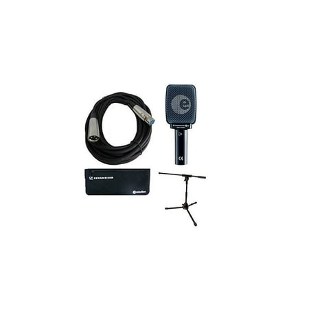 sennheiser e906 instrument microphone bundle with amp mic stand and