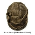 thumbnail image 2 of All Poly Toupee for Men Hairpieces Human Hair Replacement Systems 0.1MM Thin Skin PU Injection Mens Toupee, 2 of 6
