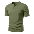 thumbnail image 3 of LWavelet Mens Henley Shirts Short Sleeve Moisture Wicking Lightweight T-Shirts Summer Casual 3 Button Basic Tee Shirt, 3 of 7