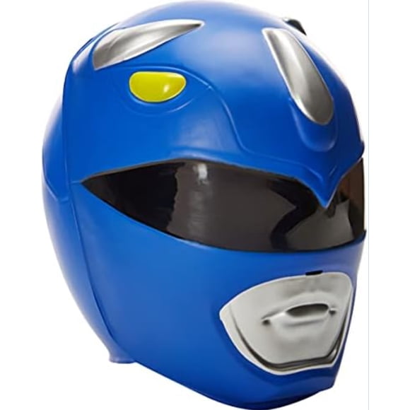 Mascara del casco power ranger azul tamaño real adulto